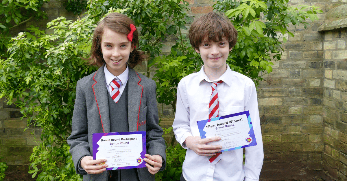 Brilliant mathematicians in Years 6, 10 and 11 were awarded certificates in the Mathematical Association’s Primary and Intermediate Maths Challenges this year.